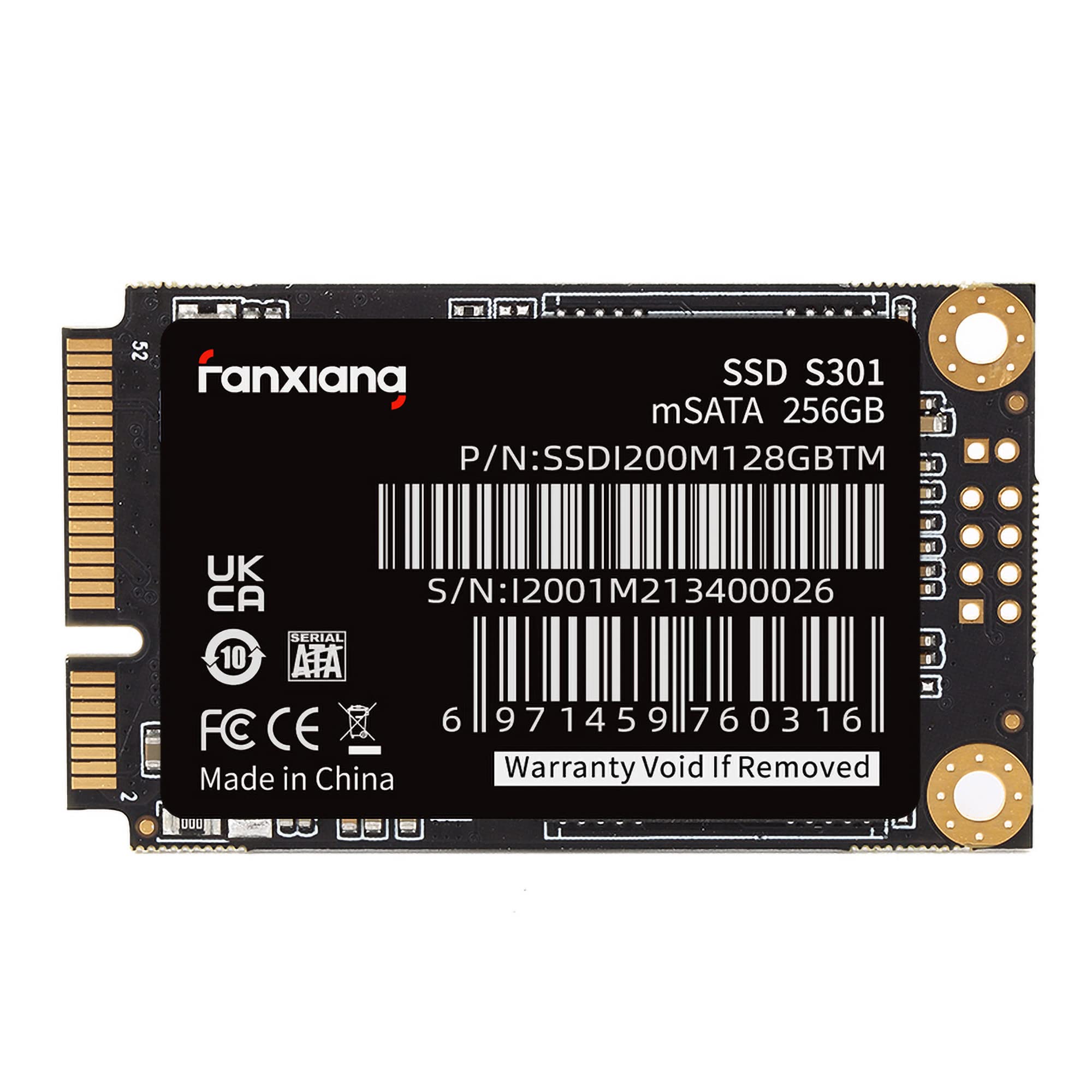 Amazon.com: fanxiang S301 256GB mSATA SSD Mini SATA III 6Gb/s