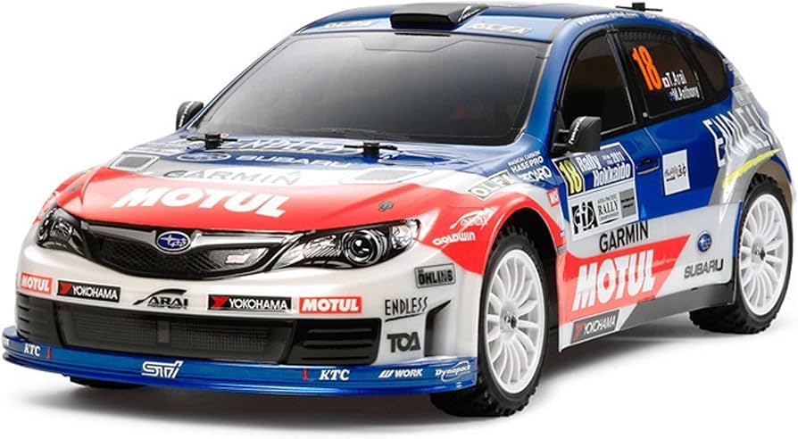 Amazon.com: TAMIYA Subaru Impreza 4 Wheel Drive WRX STi Team Arai