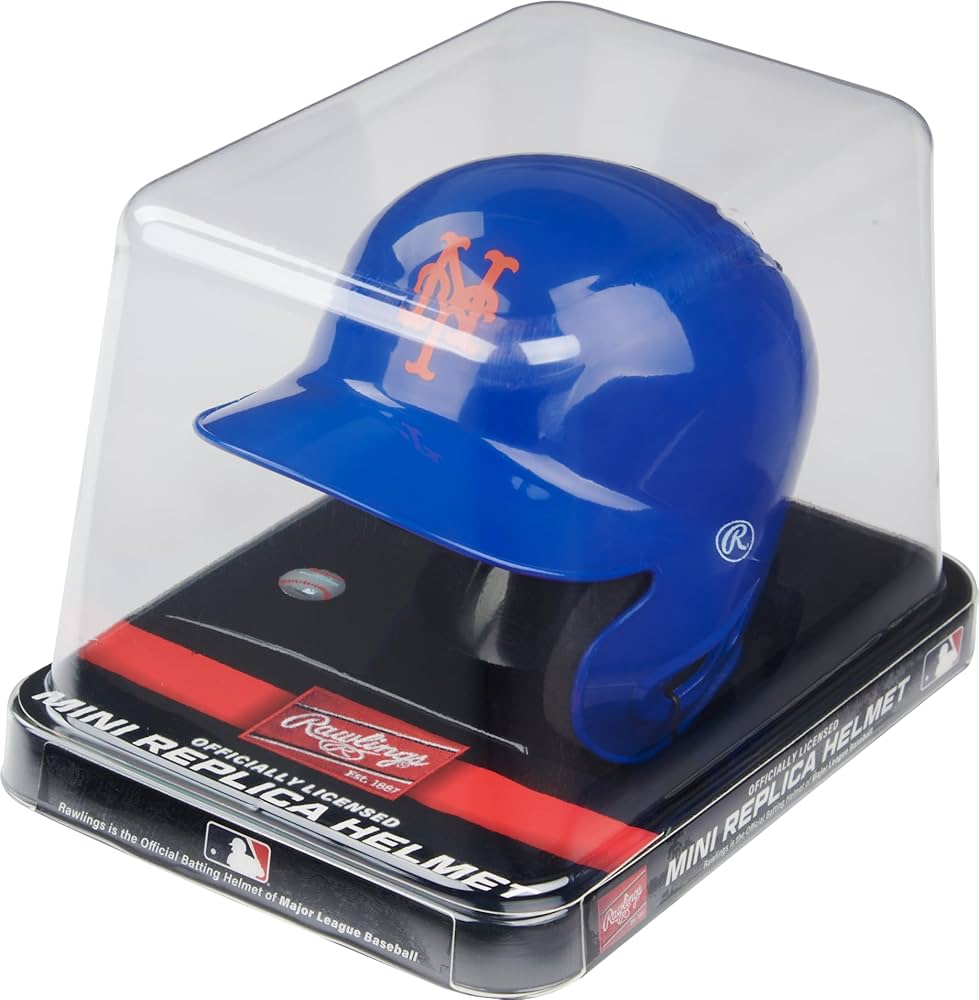 Amazon.com: New York Mets Rawlings Unsigned Mini Batting Helmet