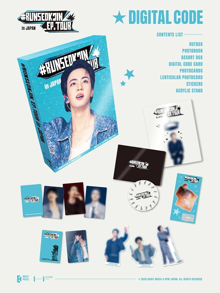 Amazon.co.jp: 【Amazon限定】#RUNSEOKJIN_EP.TOUR in JAPAN DIGITAL