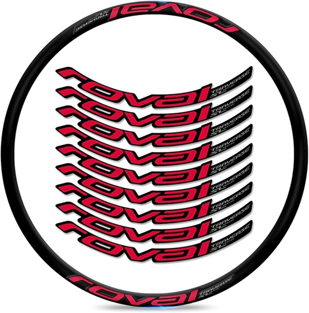 Amazon | 自転車ホイールステッカー R.O.V.A.L SL炭素 MTBホイール