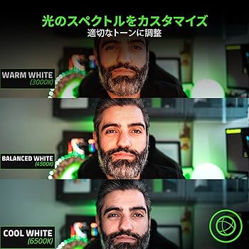 Amazon.co.jp: Razer Ring Light 12インチ LED リングライト 光の