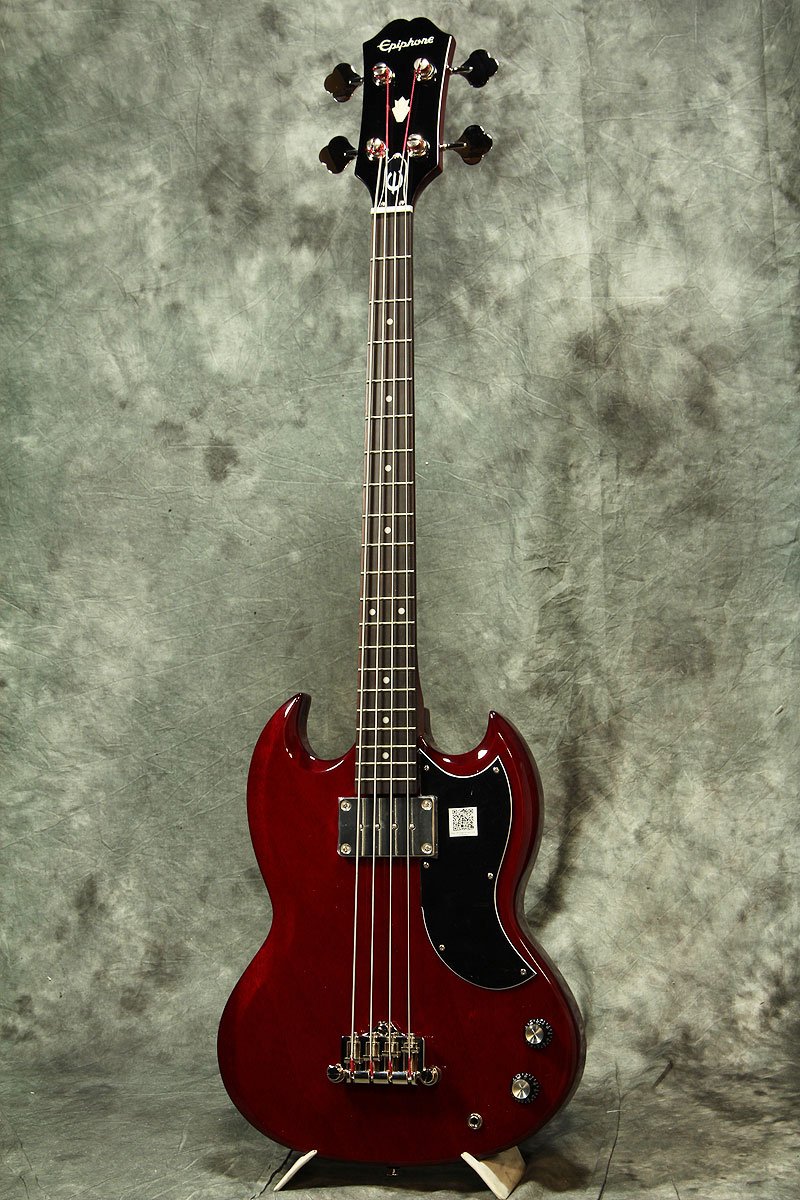 Amazon.co.jp: Epiphone EB-0 Bass Cherry SGベース (エピフォン EB0
