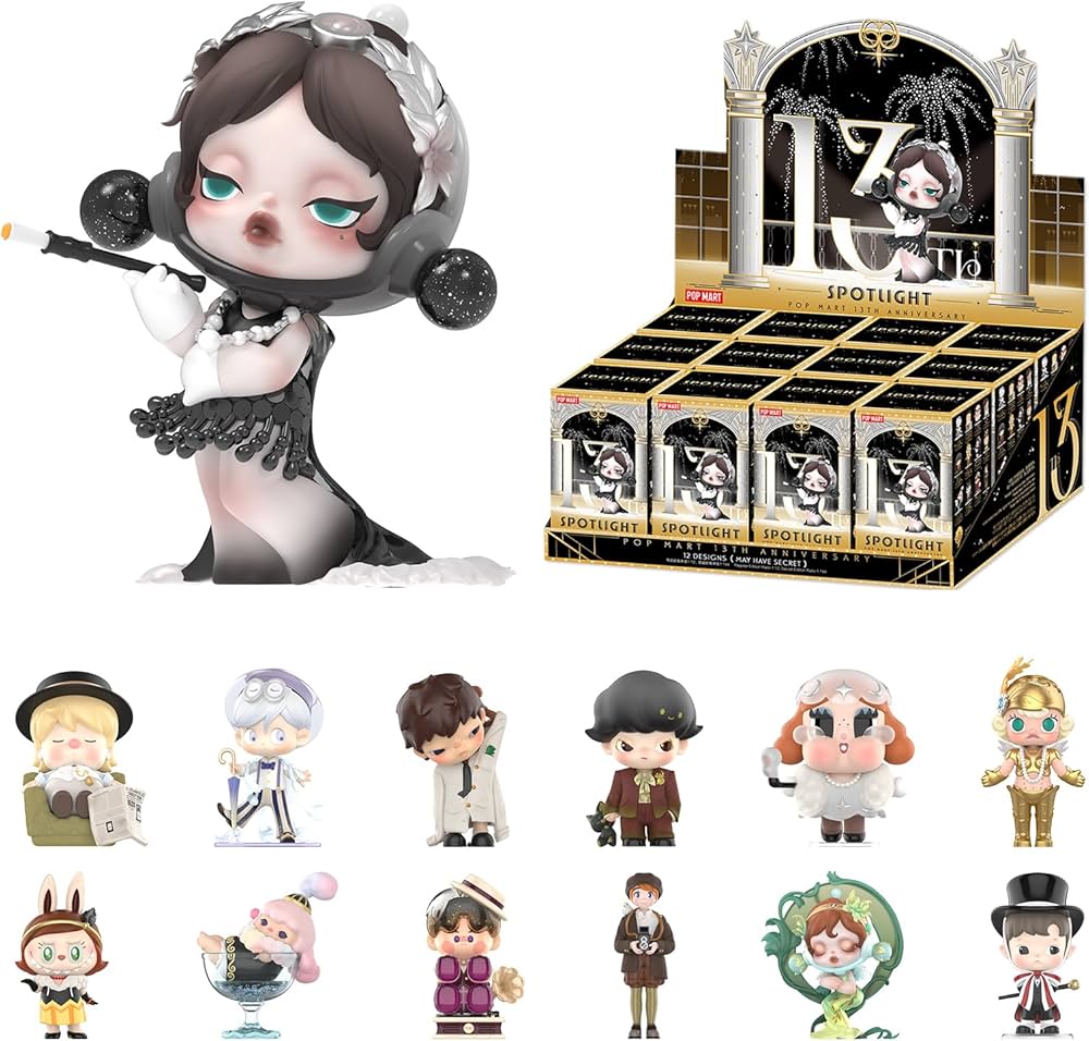POP MART Spotlight 13th Anniversary Blind Box Figures, Random