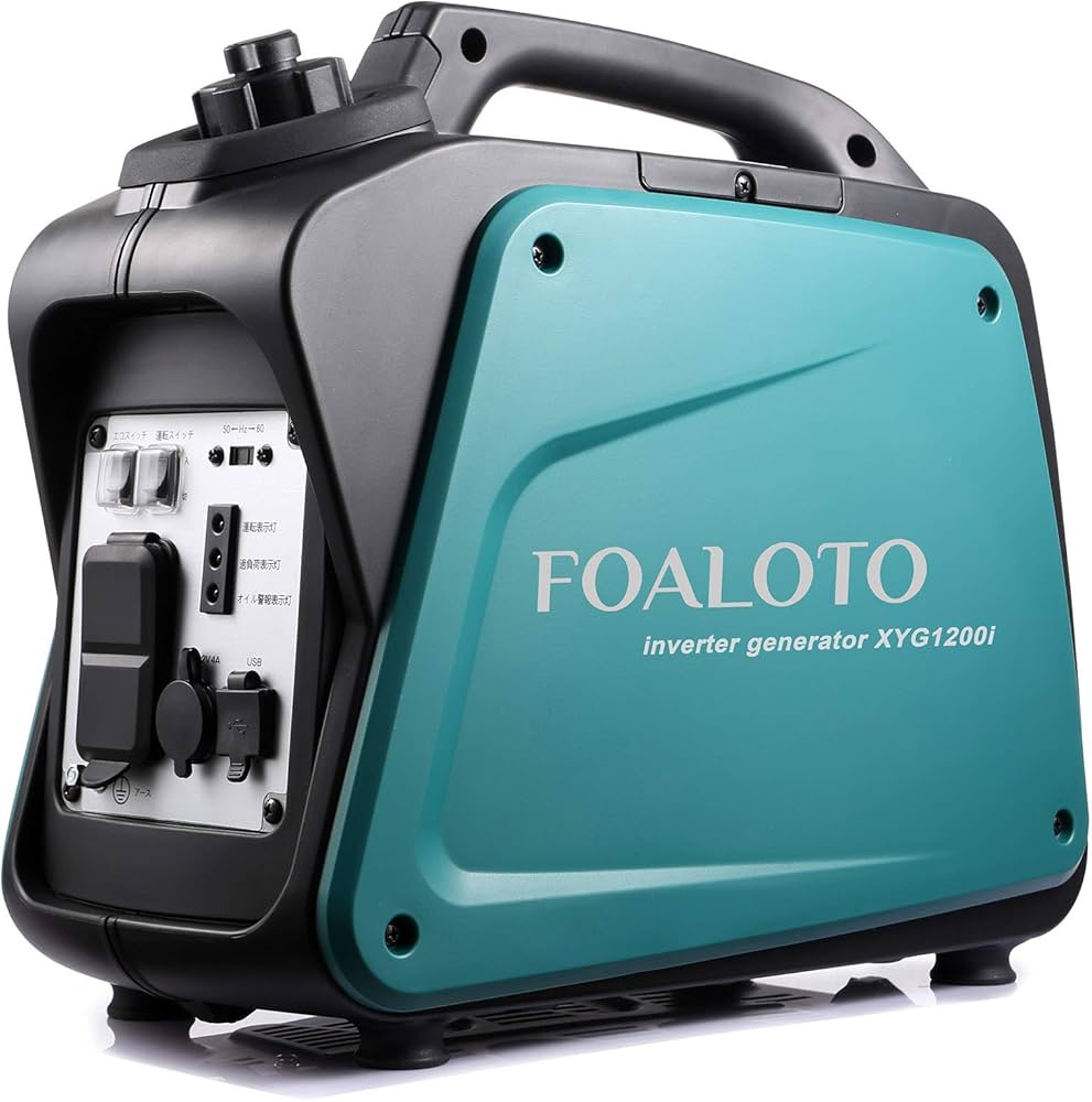 Amazon | FOALOTO インバーター発電機 防音型 ガソリン発電機 定格出力