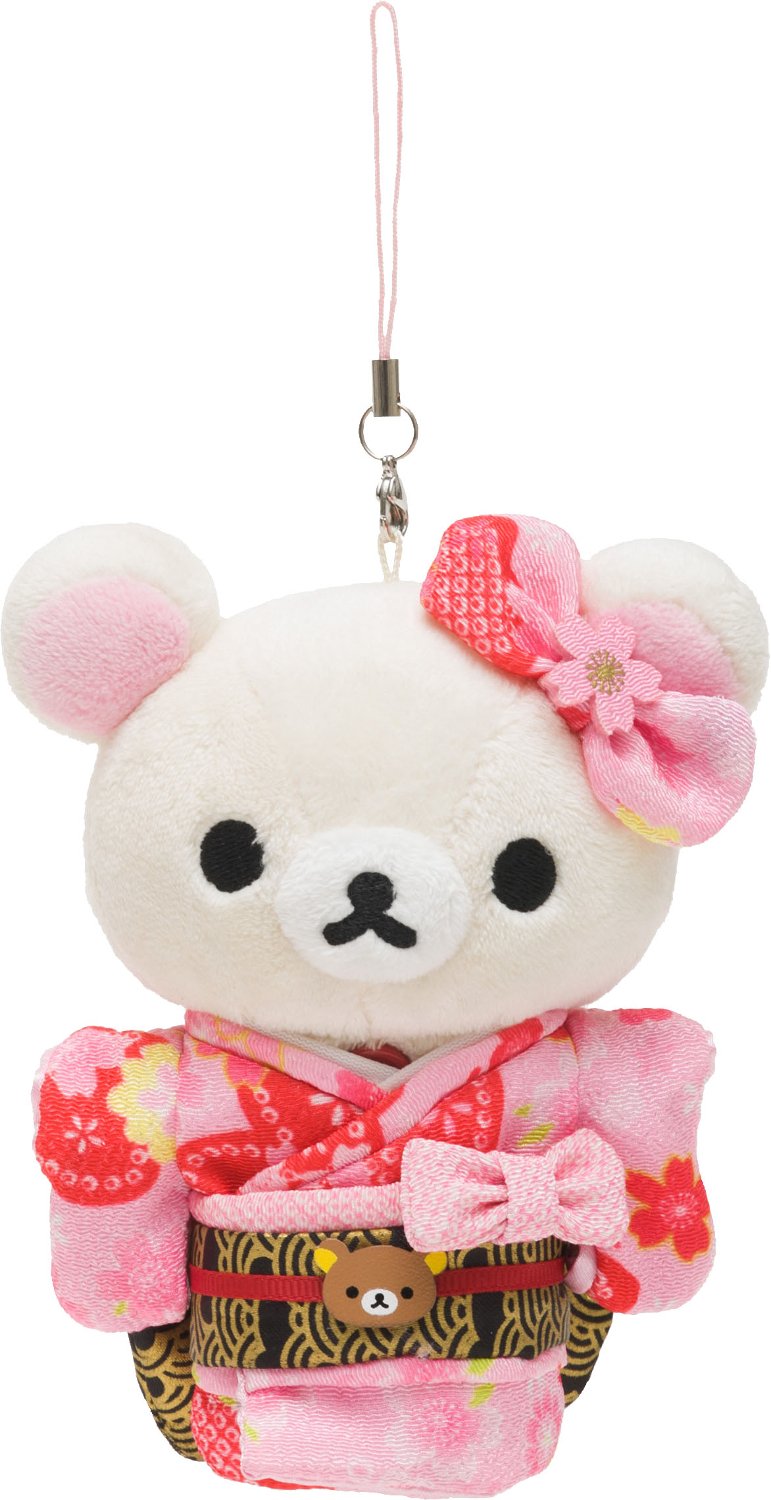 Amazon.co.jp: Rilakkuma (リラックマ) 着物 ぬいぐるみ ぶらさげ