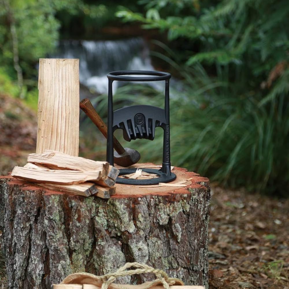 Amazon.co.jp: [ファイヤーサイド] キャンプ 薪割り キンドリング