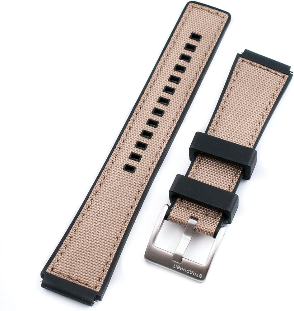 Amazon.co.jp: StrapHabit 腕時計バンド Q Timex交換用ストラップ 36mm