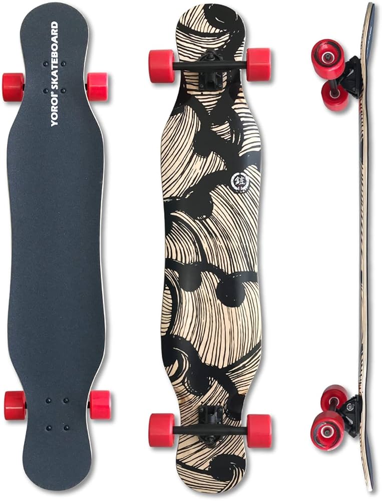 Amazon | ヨロイ SKATEBOARD JUJU 45インチ ロングスケートボード