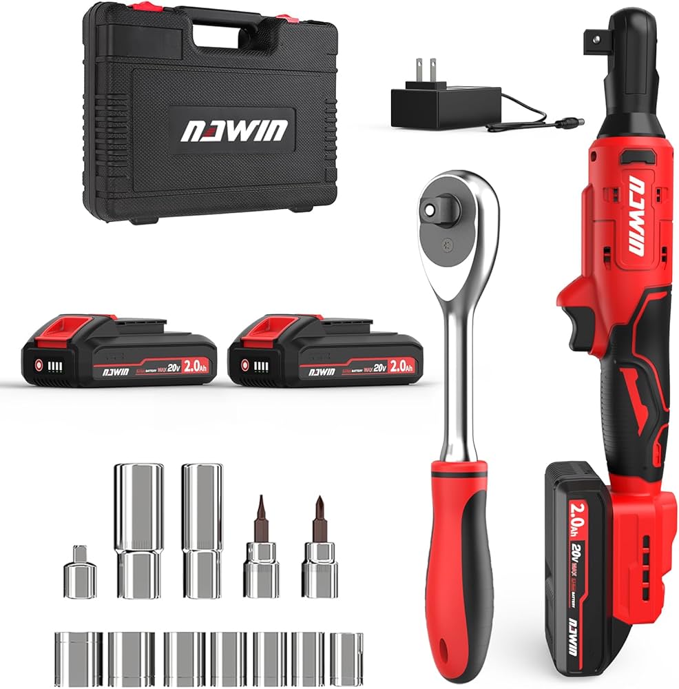 Amazon | ナウィン 20V 充電式ラチェットレンチ ブラシレスモーター