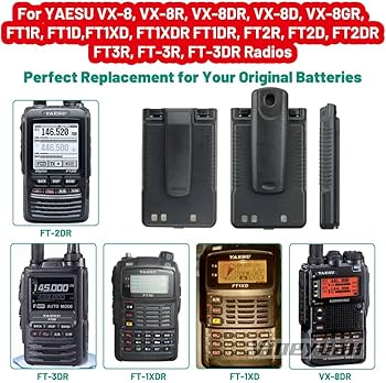 Amazon | 八重洲 VX-8R 8GR FT-1DR FT1XD FT-2D シリーズ交換用
