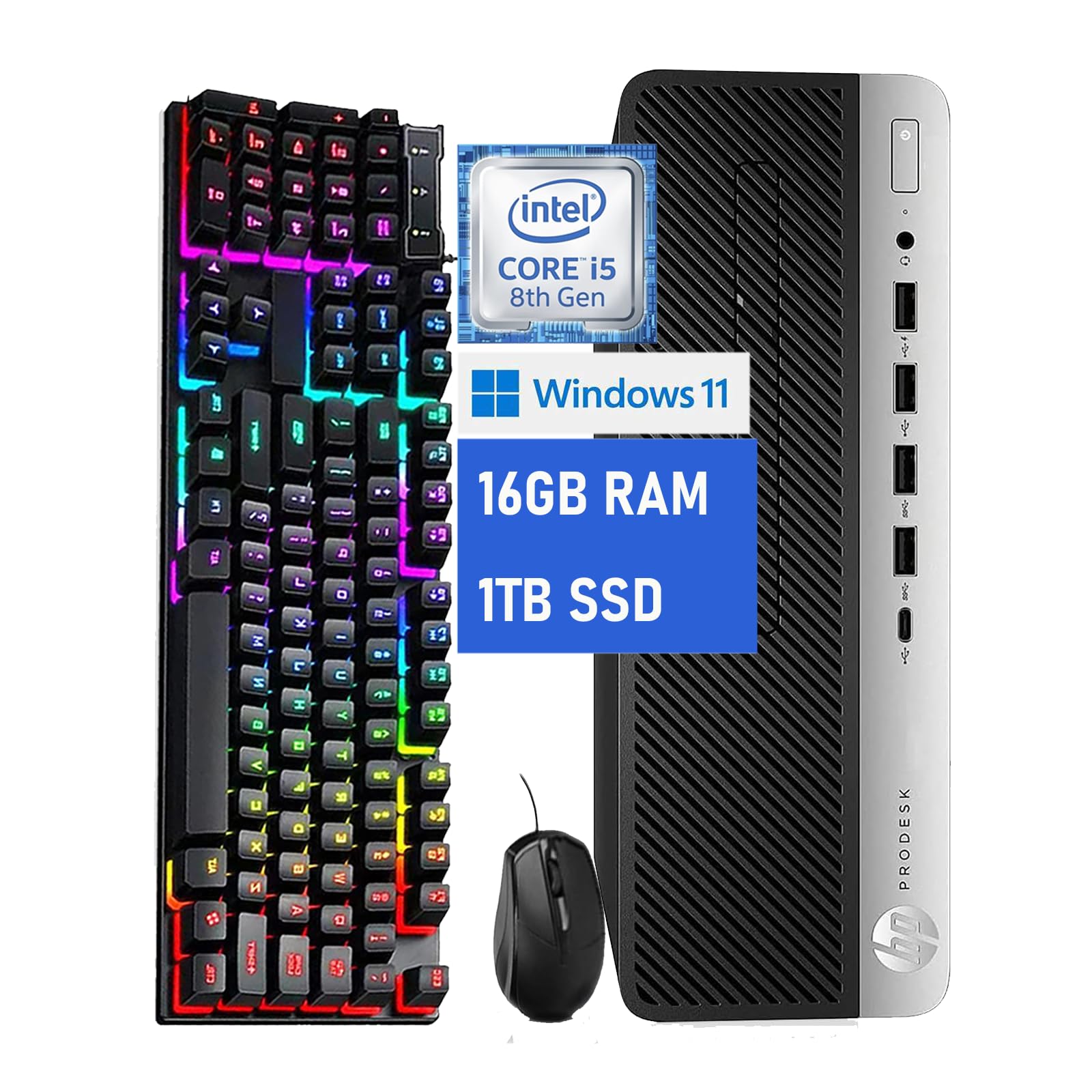 Amazon.com: HP ProDesk 600 G4 SFF Home and Business Desktop Black