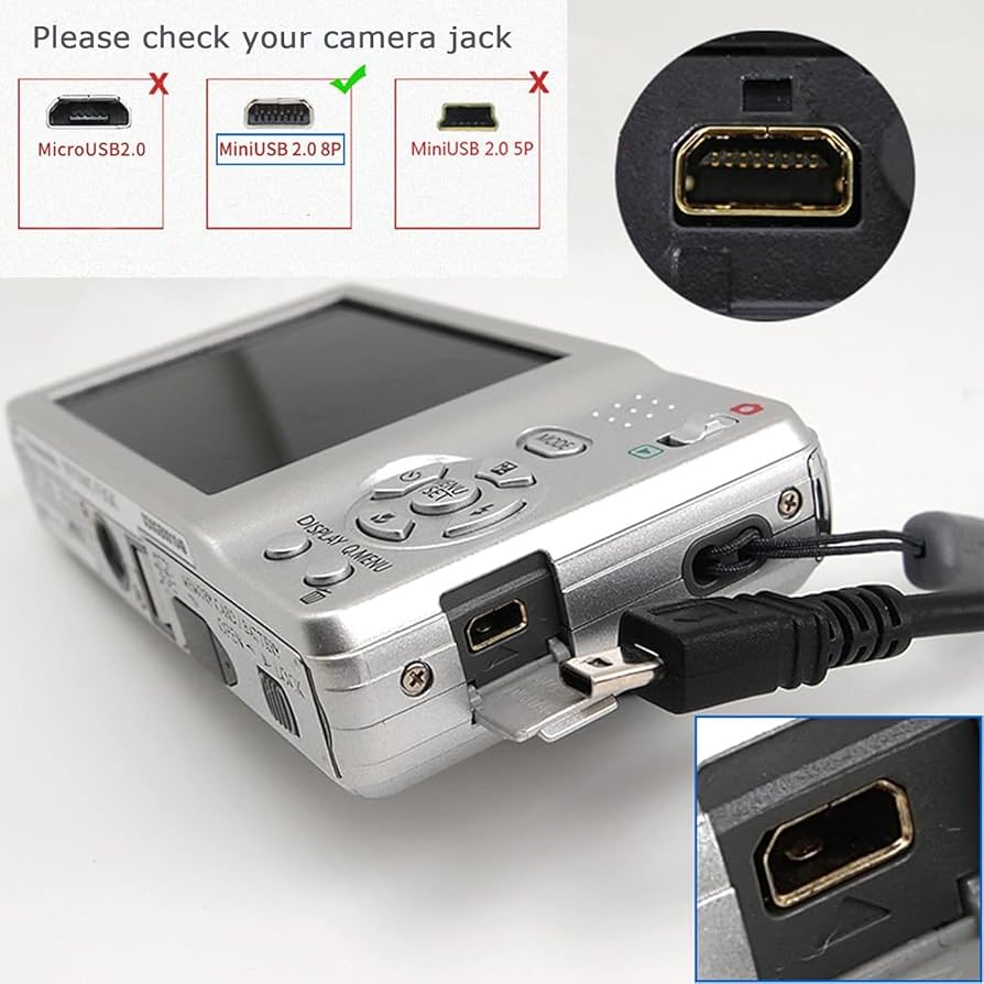 Amazon.co.jp: カメラ伝送データ同期充電器ケーブル充電ケーブルと