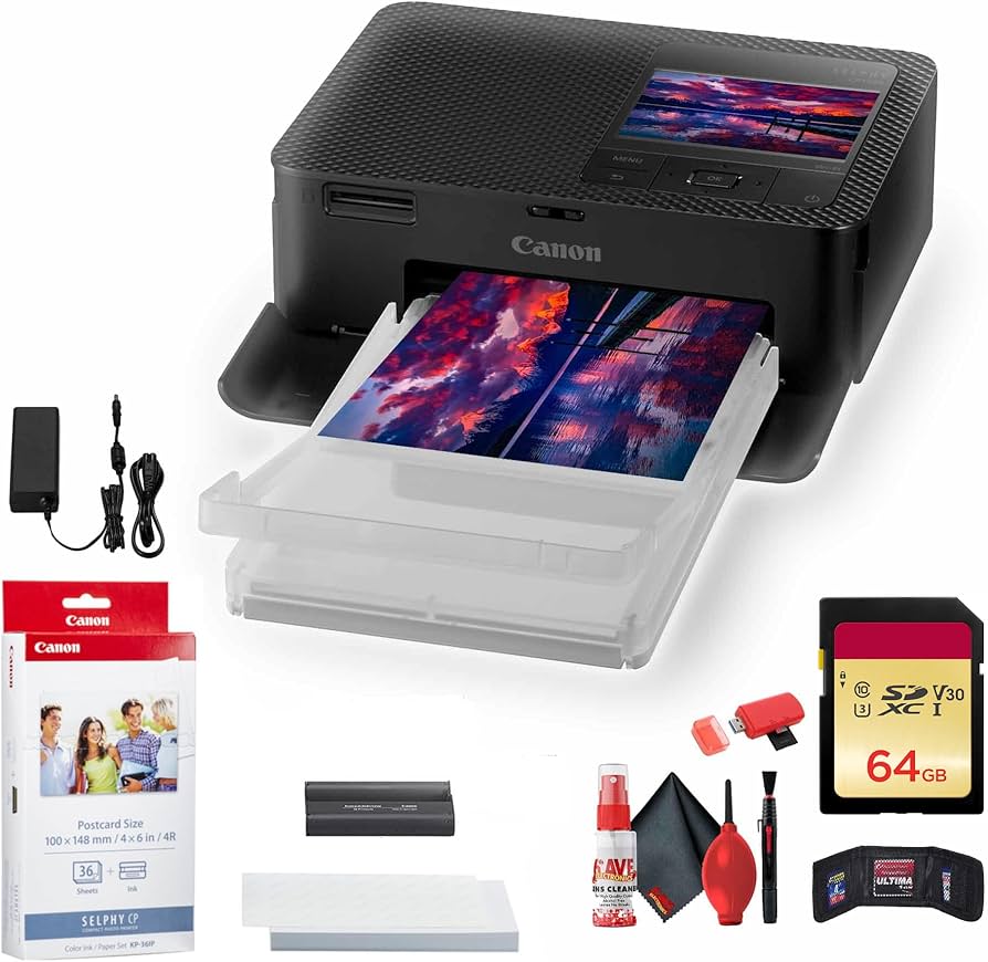 Amazon.com : Canon SELPHY CP1500 Compact Photo Printer (Black