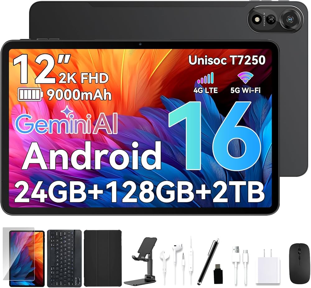 Amazon.co.jp: 【Android 16 タブレット 12インチ 2026初登場】 Nexall