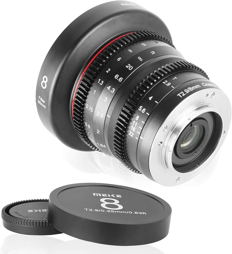 Amazon | Meike 8mm T2.9大口径マニュアル映画シネマレンズマイクロ