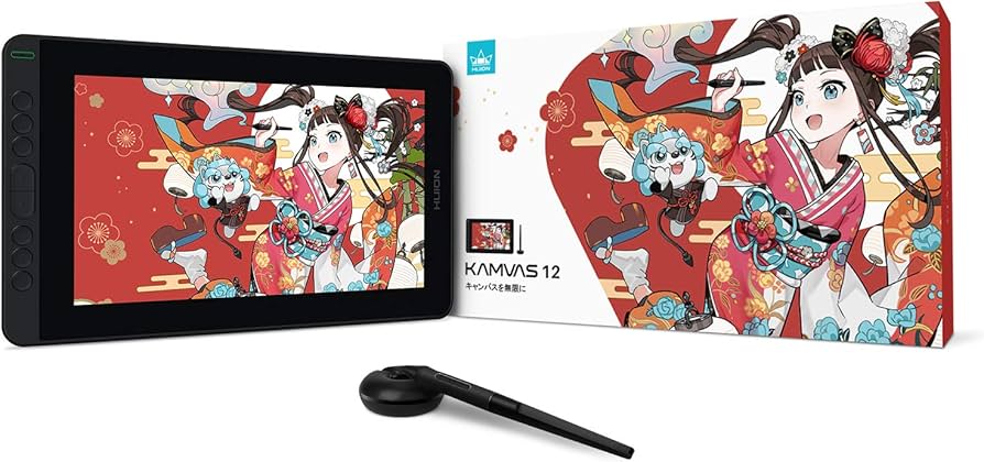 Amazon.co.jp: 【日本限定】 HUION 液タブ 液晶ペンタブレット Kamvas
