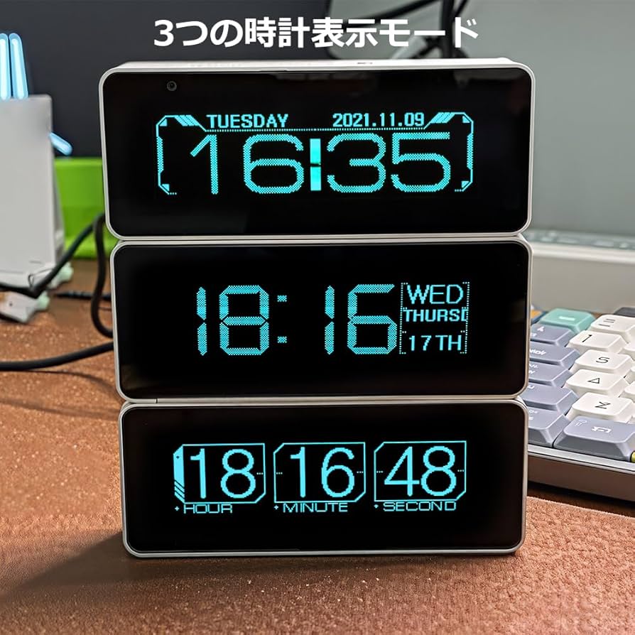 Amazon | OLED スペクトルアナライザー 256x64 高精細 オーデオー VU