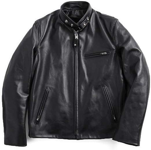 Amazon.co.jp: Schott ショット 641 シングルレザーライダース 6061