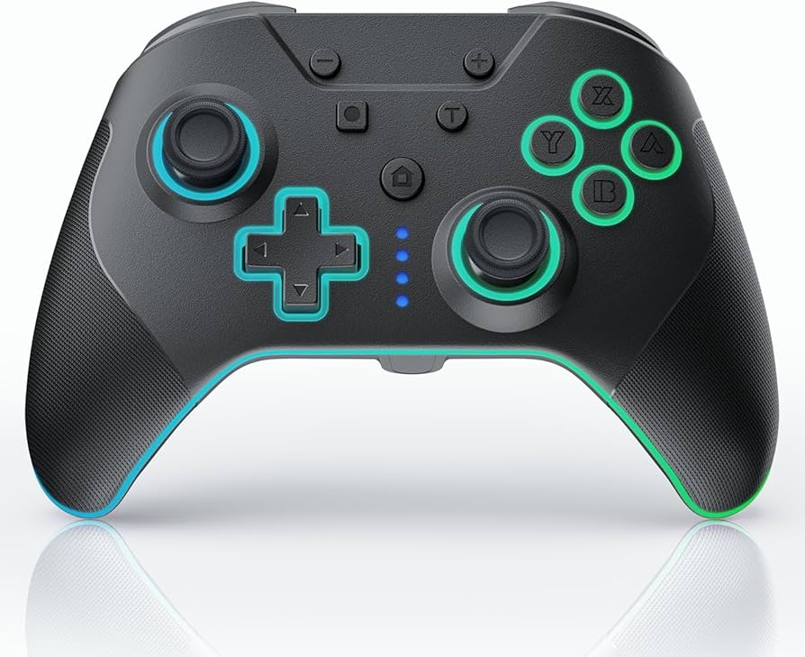 Amazon.co.jp: Switch コントローラー 4つの呼吸ライトモード 自動連射