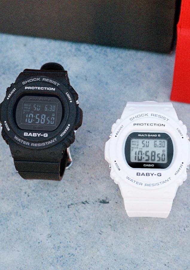 Amazon.co.jp: [カシオ] 腕時計 ベビージー 電波ソーラー スーパー