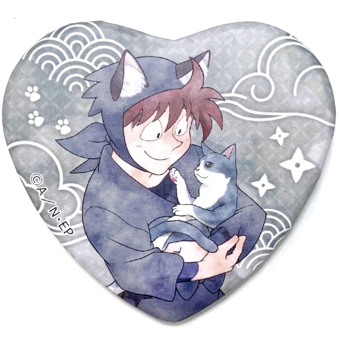 Amazon.co.jp: 忍たま乱太郎 土井 半助 土井先生 ハート缶バッジ