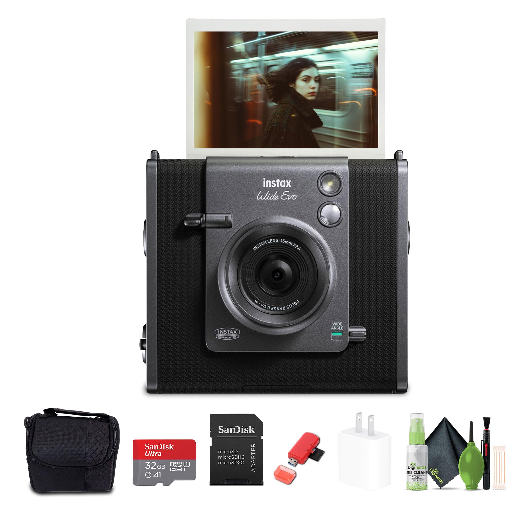 Amazon.com : Fujifilm Instax Wide Evo Hybrid Instant Film Camera
