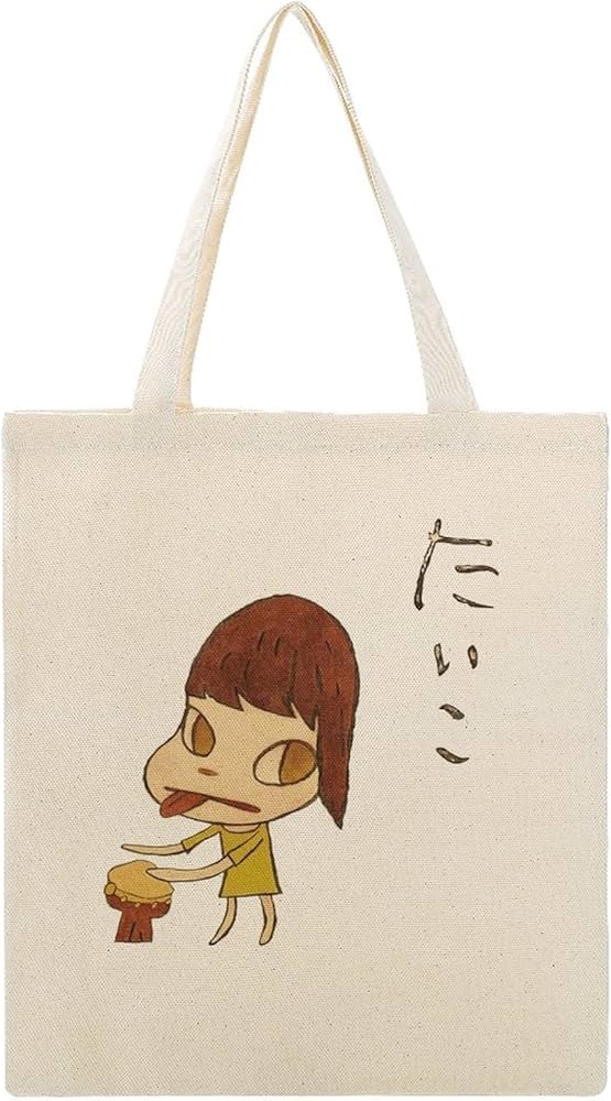 Amazon.co.jp: 奈良美智 トートバッグ キャンバス 帆布包 ハンドバッグ