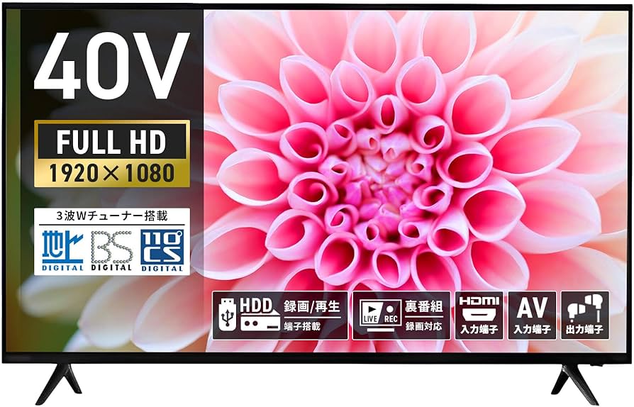 Amazon | [東京Deco] 40型 3波Wチューナー対応 液晶テレビ FHD 地デジ