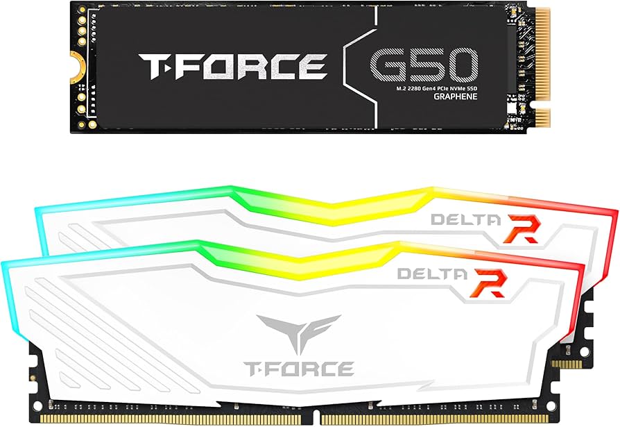 TEAMGROUP T-Force Delta RGB DDR4 16GB (2x8GB) 3600MHz Desktop