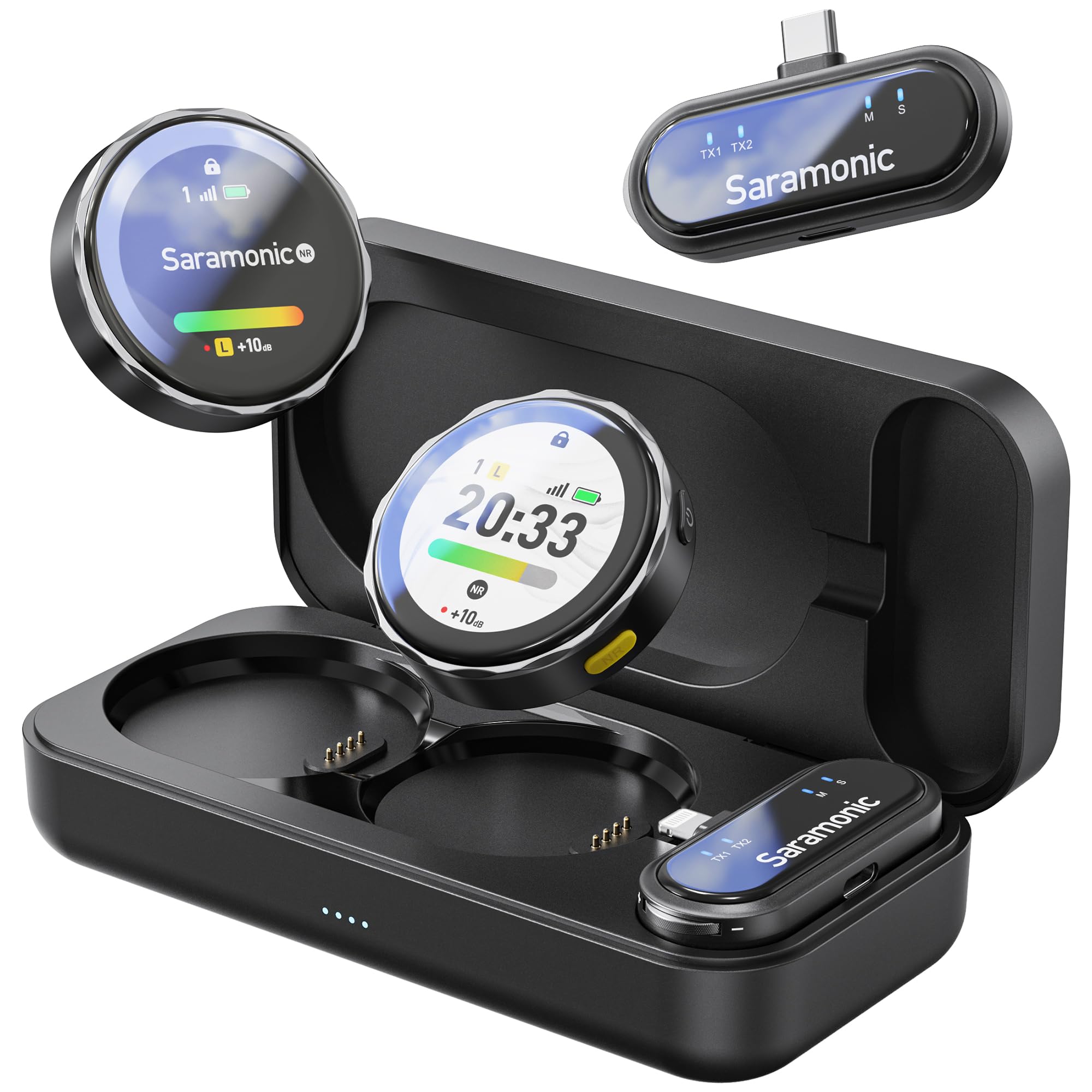 Amazon.com: Saramonic BlinkMe U2 Wireless Lavalier Microphone for