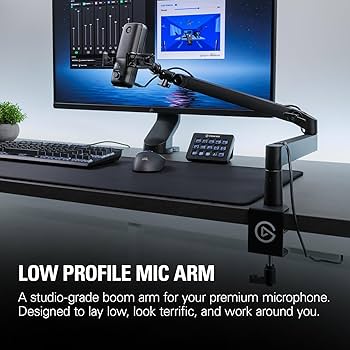 Amazon.co.jp: Elgato Wave Mic Arm LP【並行輸入品】 : 楽器・音響機器