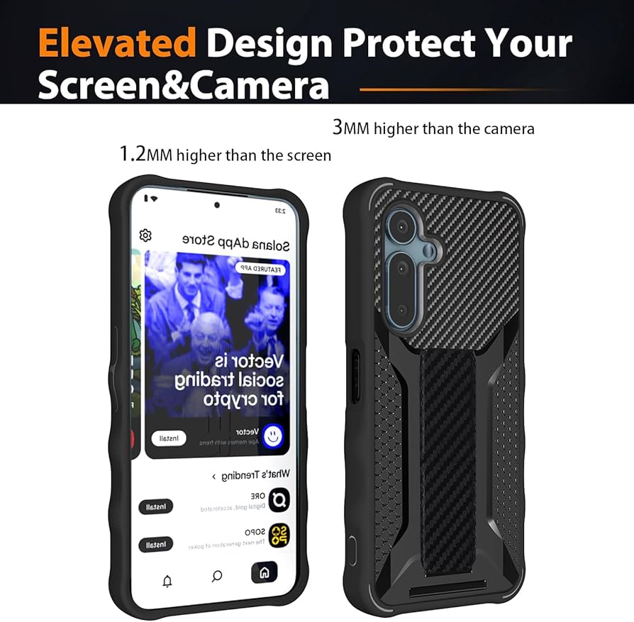 Amazon.co.jp: bojioderf for Solana Seeker ケース Saga 2 Solana