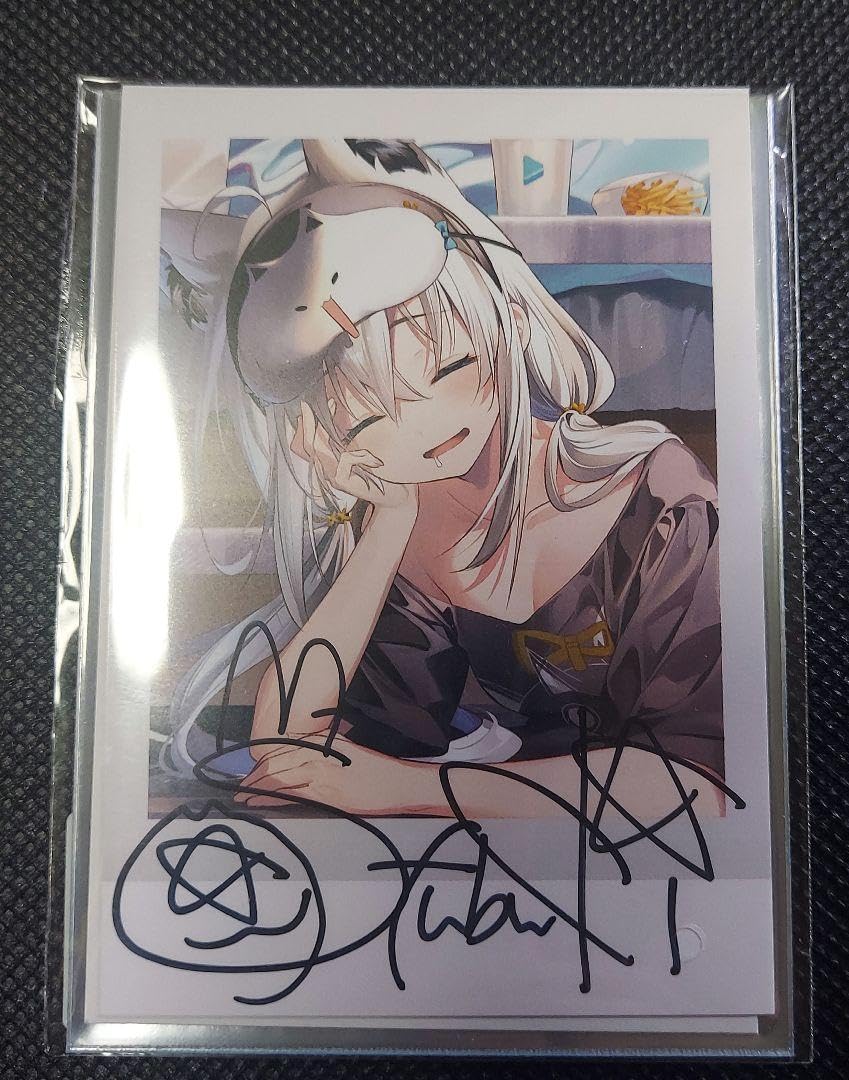 Amazon.co.jp: 直筆サイン入り ホロ ライブ 白上フブキ 誕生日記念2023