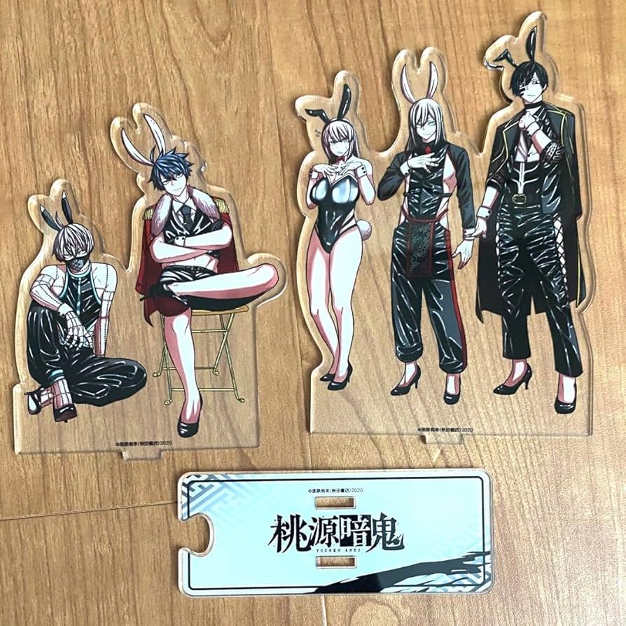 Amazon.co.jp: 桃源暗鬼 アクリルジオラマ コミケ バニー A : おもちゃ