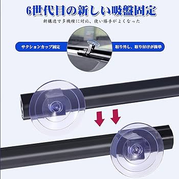 Amazon.co.jp: 最新型サンシェード 車 フロント 自動巻き上げ 2本