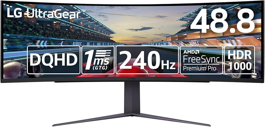 Amazon.co.jp: LG ゲーミングモニター 49GR85DC-B 48.8インチ LG