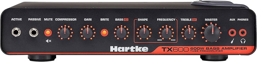 Amazon.com: Hartke TX600 600-Watt Class D Bass Amplifier : Musical