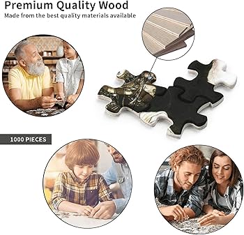 Amazon | 天野喜孝図 1000ピ 木製パズルジグソー、大人と子供への最高