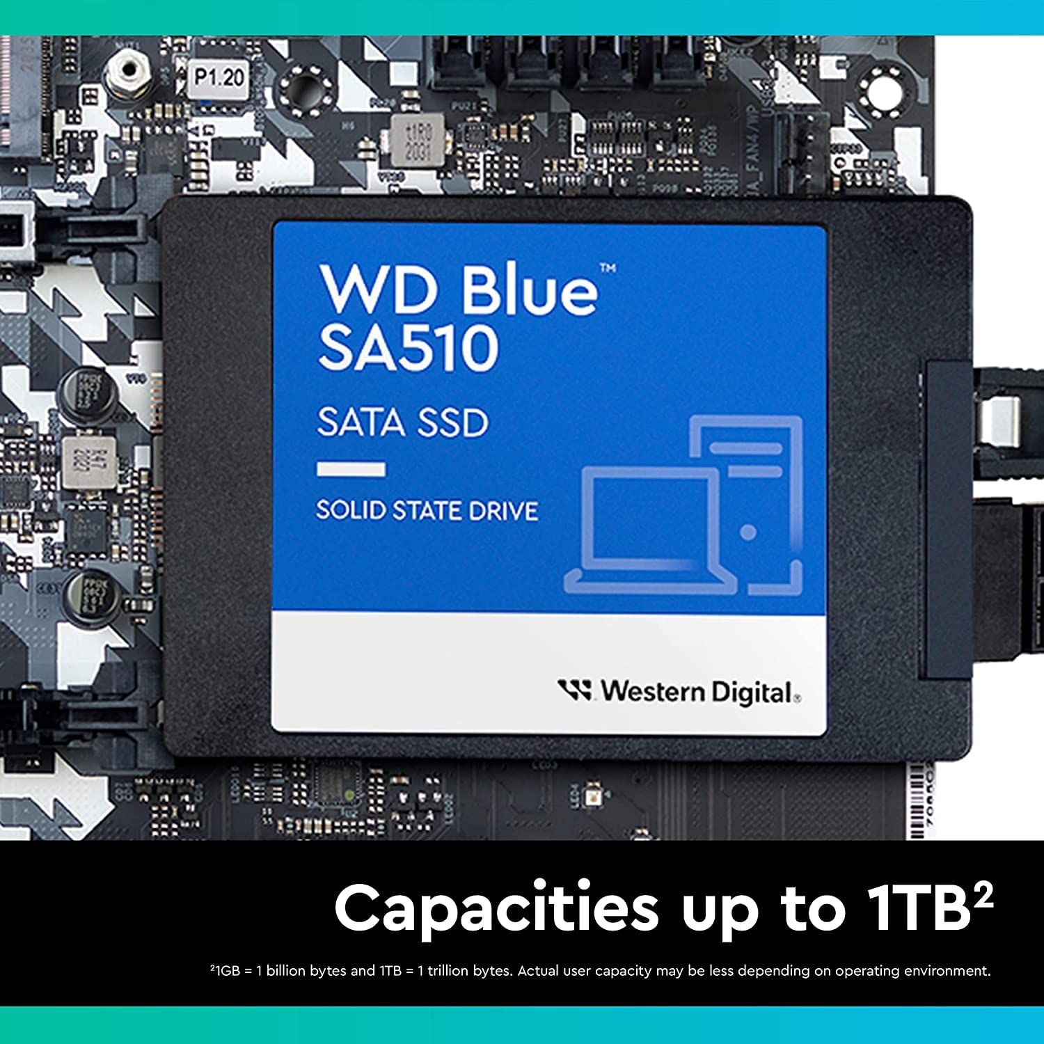 Amazon | WD SSD 内蔵SSD 2.5インチ 1TB WD Blue WDS100T1B0A/SATA3.0