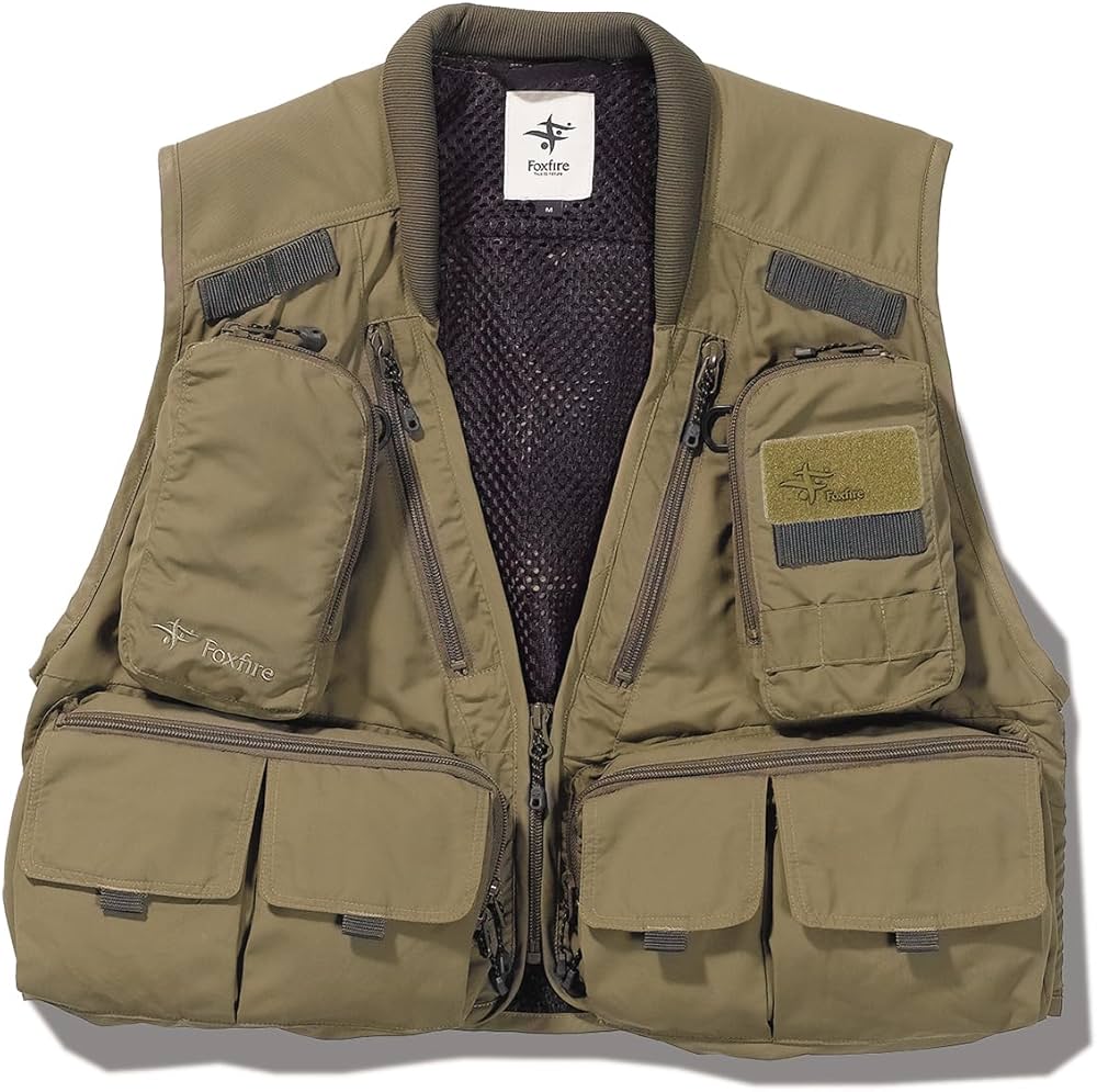 Amazon | Foxfire(フォックスファイヤー) パスプルーバーベスト カーキ