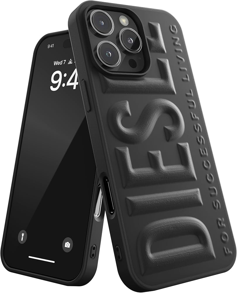 Amazon.co.jp: DIESEL iPhone 16 Pro Maxと互換性有 スマホケース 3D
