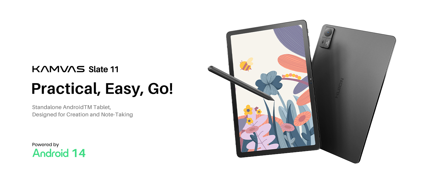 Amazon.com: HUION KAMVAS Slate 11 Standalone Drawing Tablet No