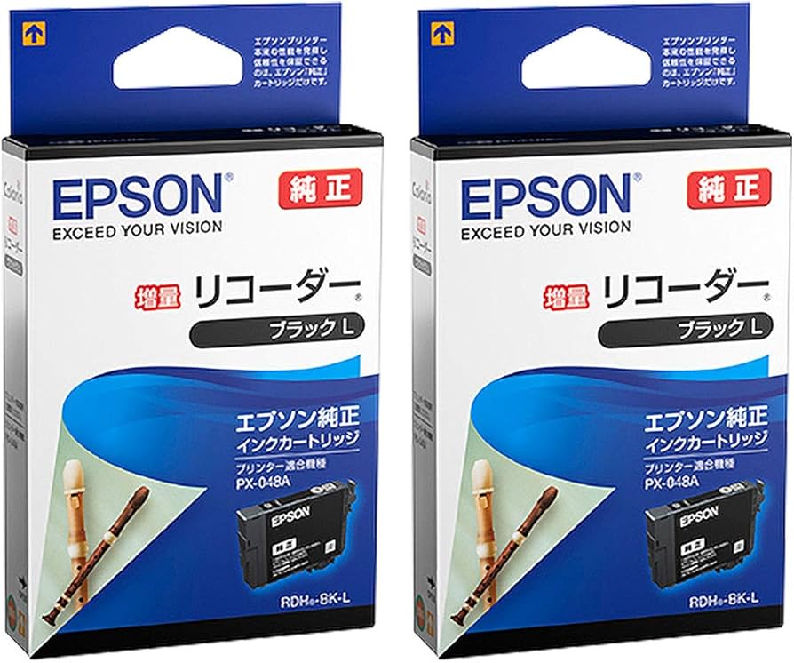 Amazon.co.jp: EPSON 純正インク RDH-BK-L リコーダー ブラックL 増量