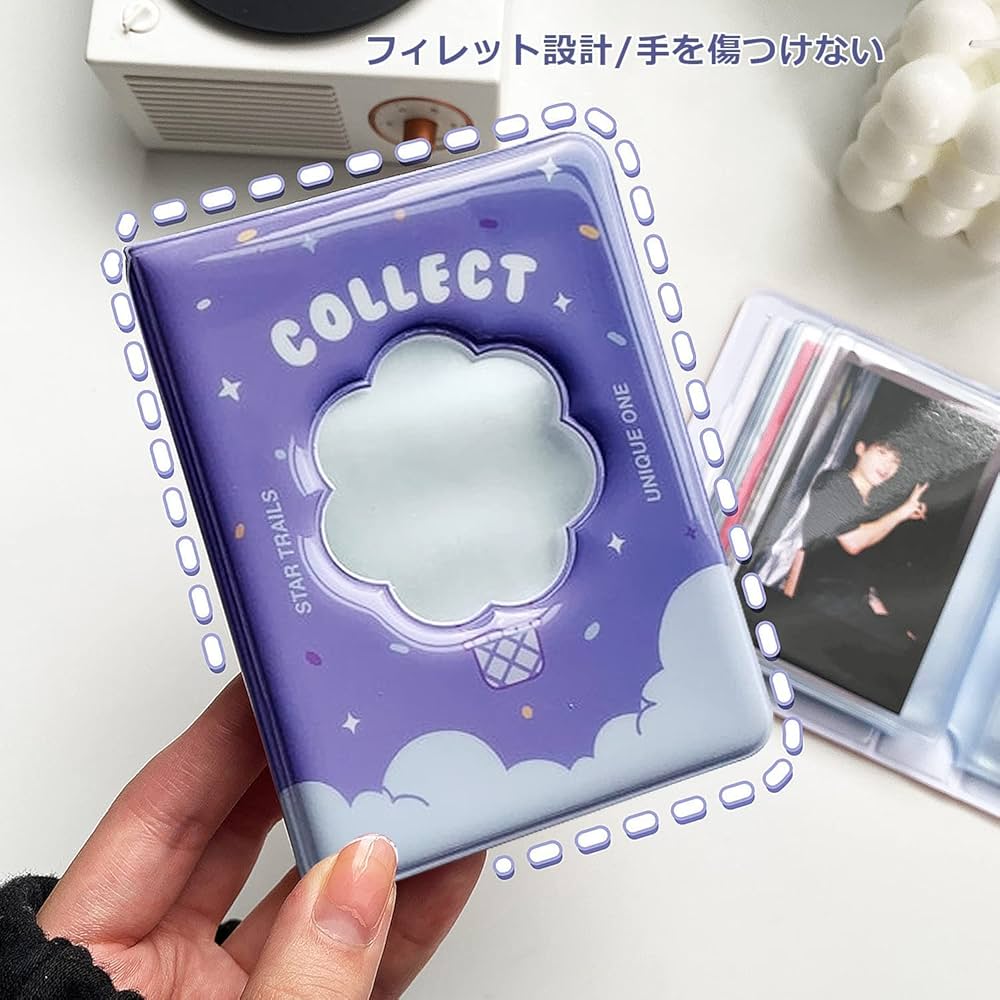 Amazon.co.jp: ziyue トレカケース 韓国 コレクトブック 40枚 大容量