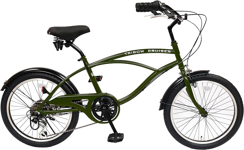 Amazon | TRIBOW ビーチクルーザー シマノ6段変速 20インチ 3色