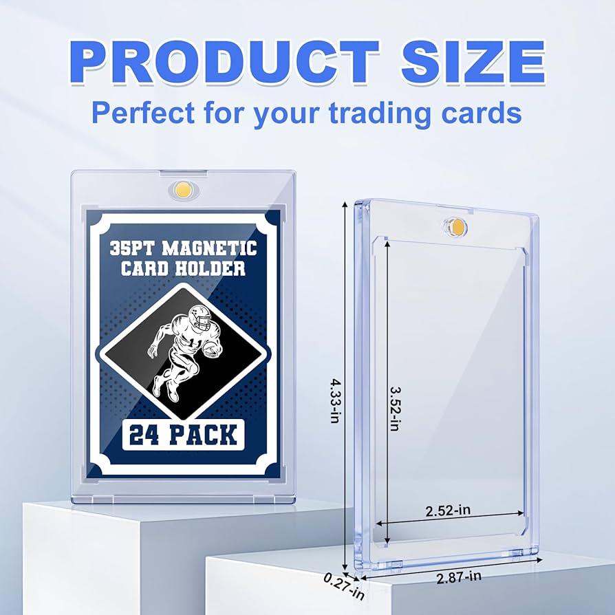 Amazon.com: 35pt Magnetic Card Holder for Trading Cards, Baseball
