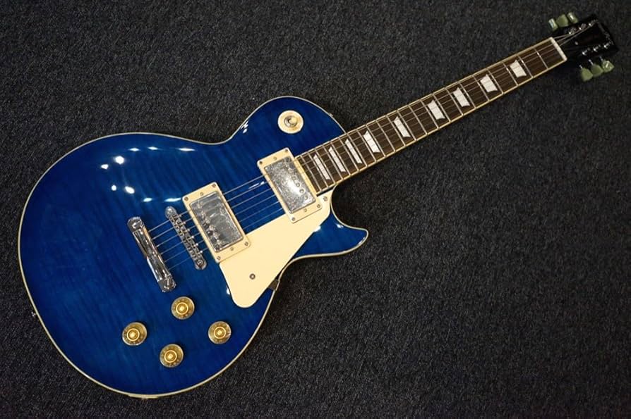 Amazon | GrassRoots G-LP-60S See Thru Blue エレキギター グラス