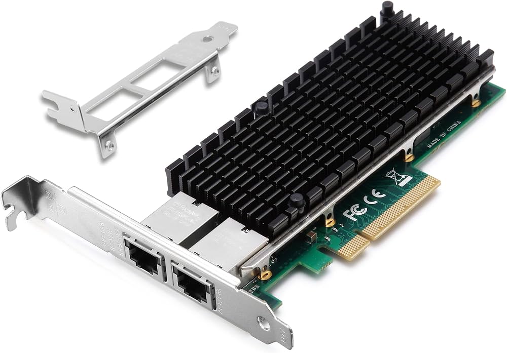 Amazon | XZSNET 10Gb PCI-E LANカード、Intel X540チップ搭載, Intel