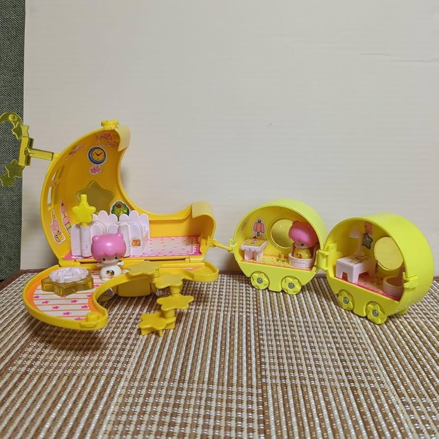 Amazon.co.jp: レトロ こえだちゃん ルルとナナのふたごのお月さま